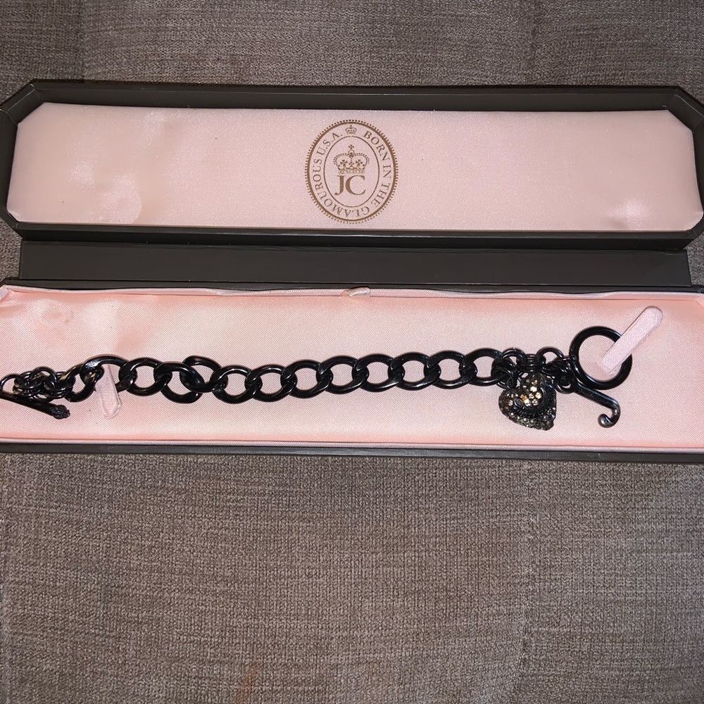 Juicy Couture black charm bracelet